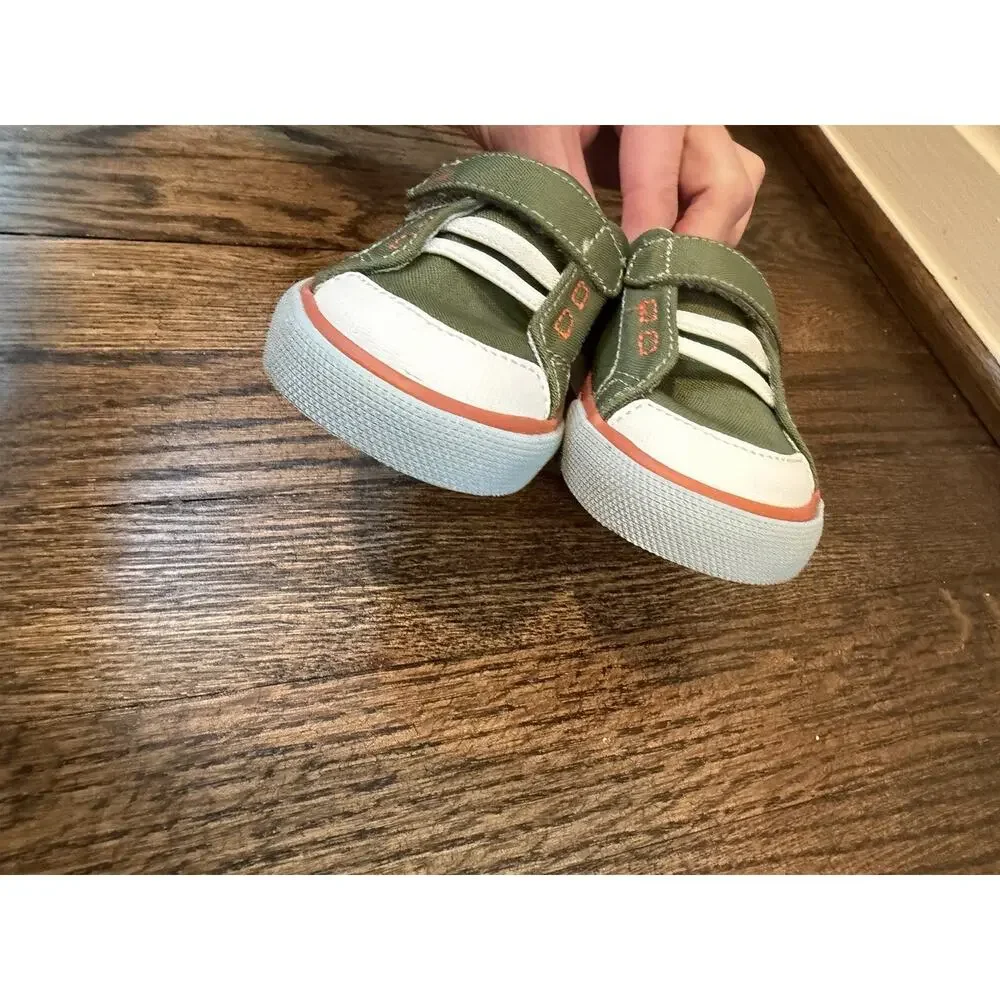See Kai Run Alex Olive Green Sneaker Little Kids Sz 5c NEW